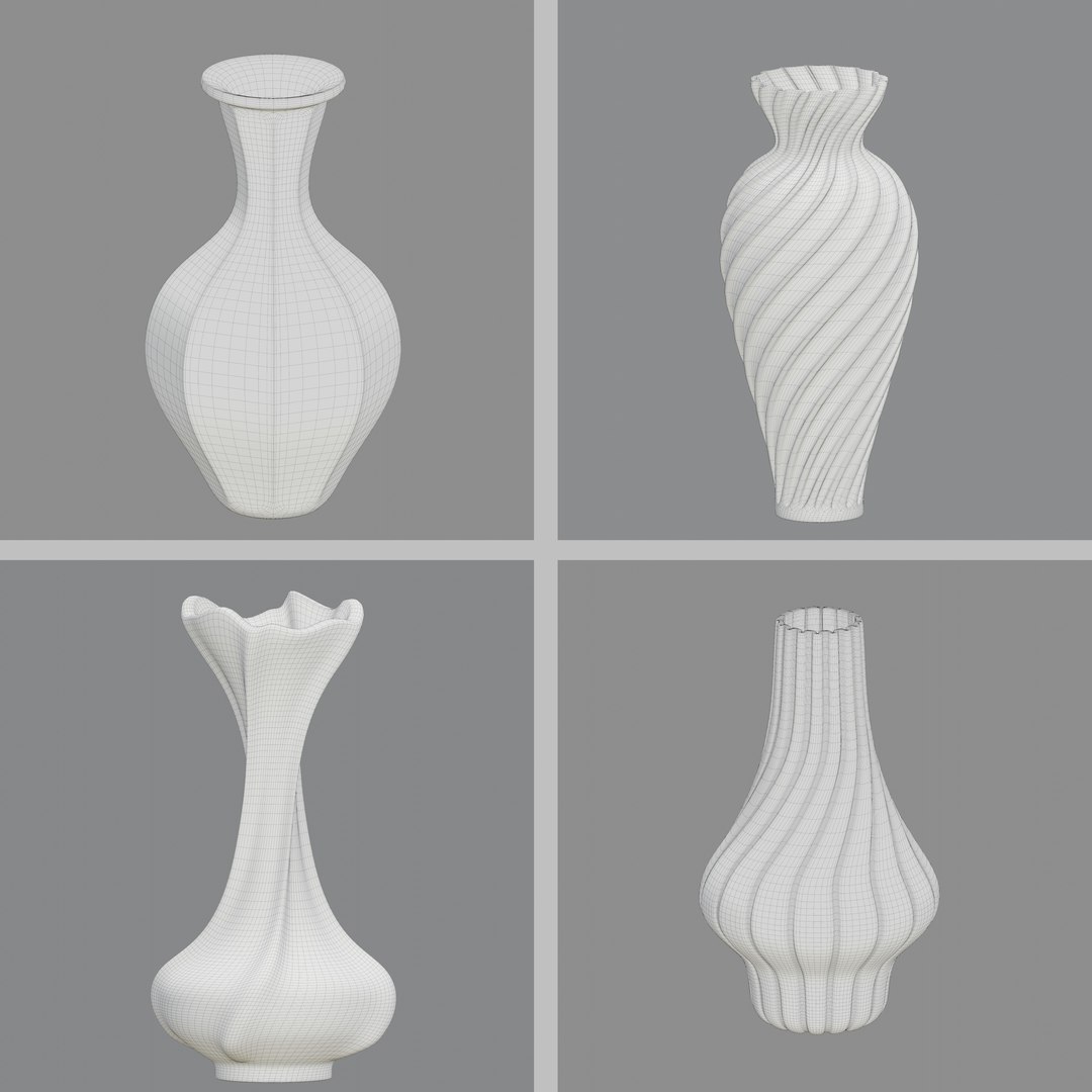 Vase collection 3D - TurboSquid 1740212