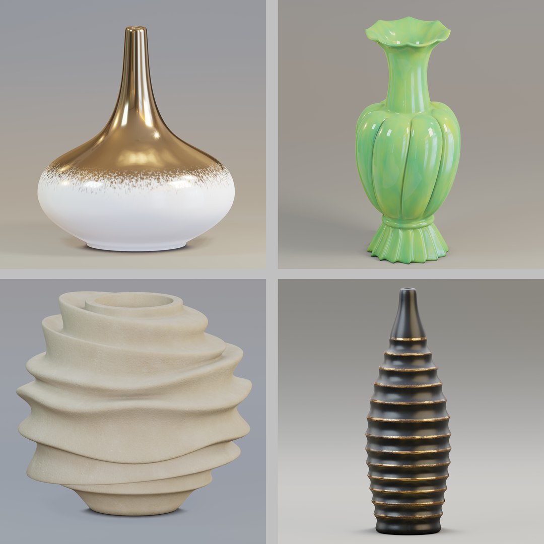 Vase collection 3D - TurboSquid 1740212