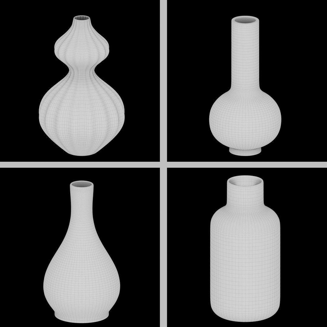 Vase collection 3D - TurboSquid 1740212