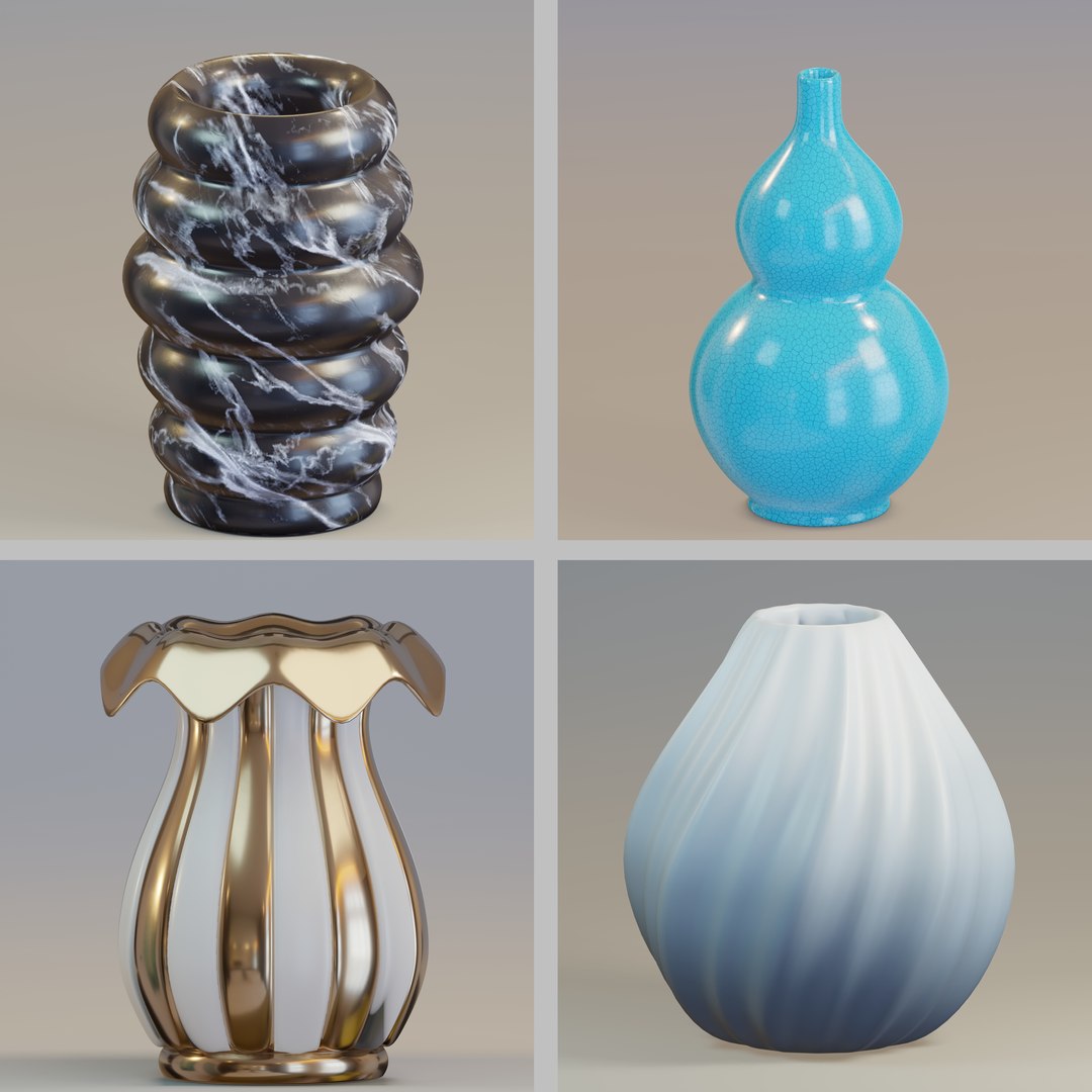 Vase collection 3D - TurboSquid 1740212