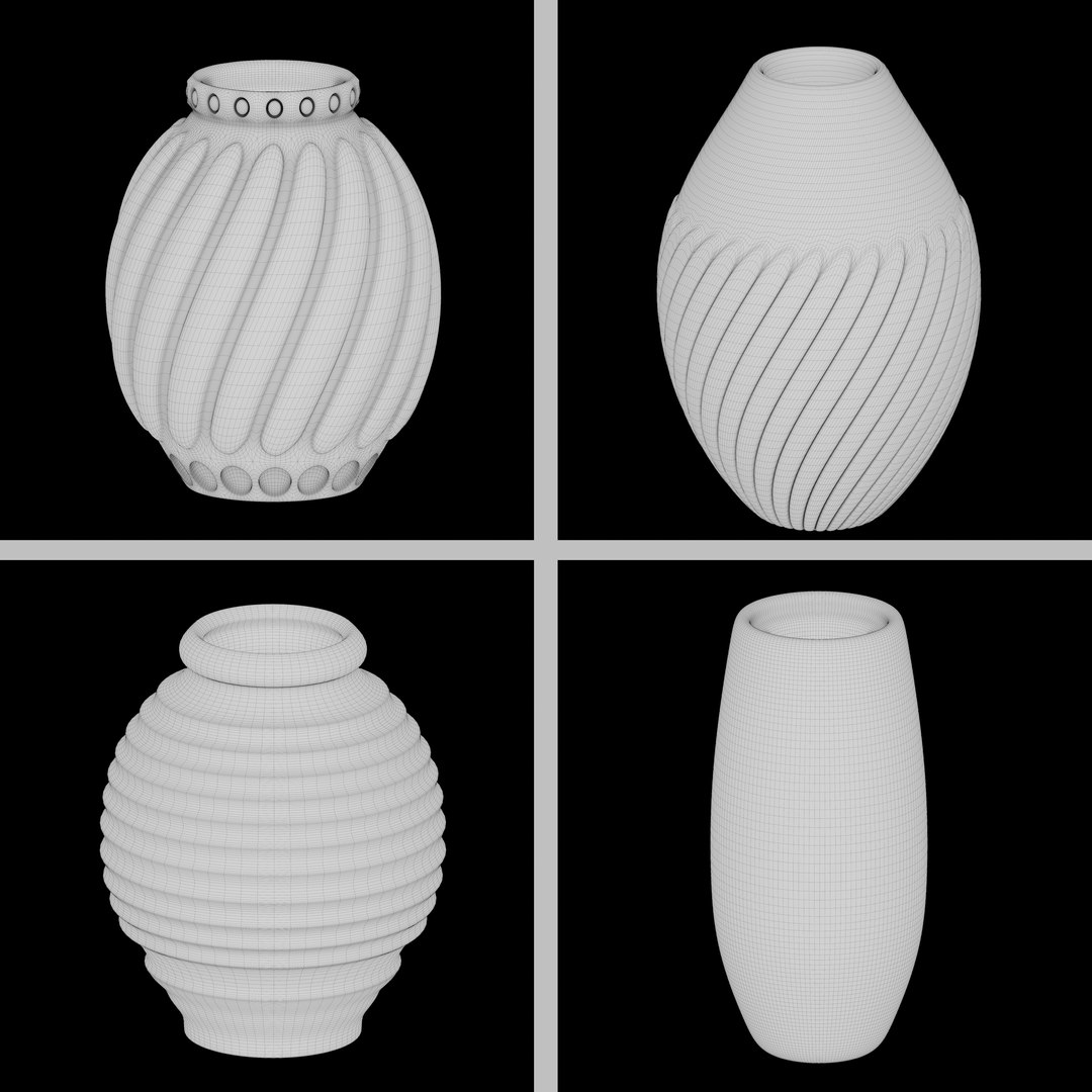 Vase collection 3D - TurboSquid 1740212