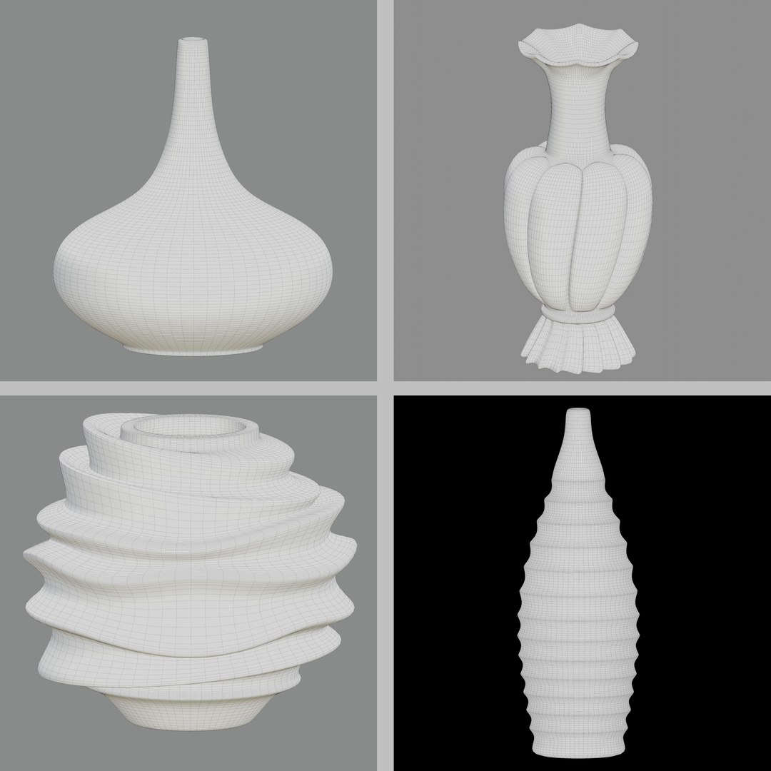 Vase collection 3D - TurboSquid 1740212