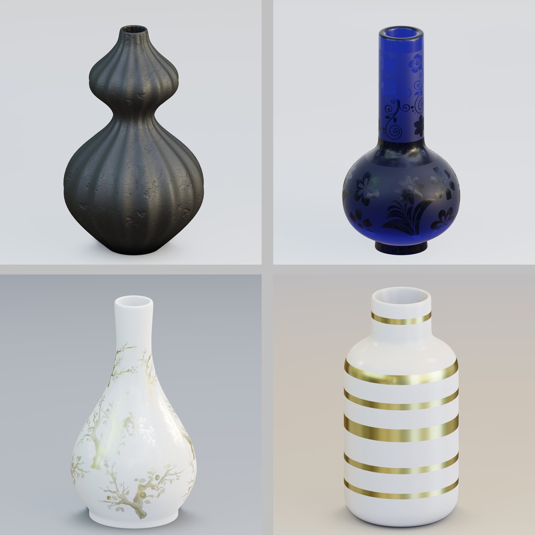 Vase collection 3D - TurboSquid 1740212