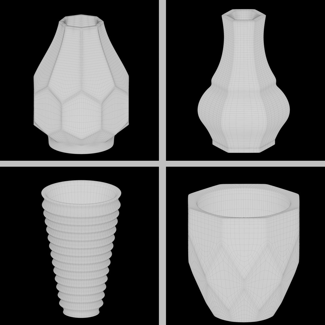 Vase collection 3D - TurboSquid 1740212