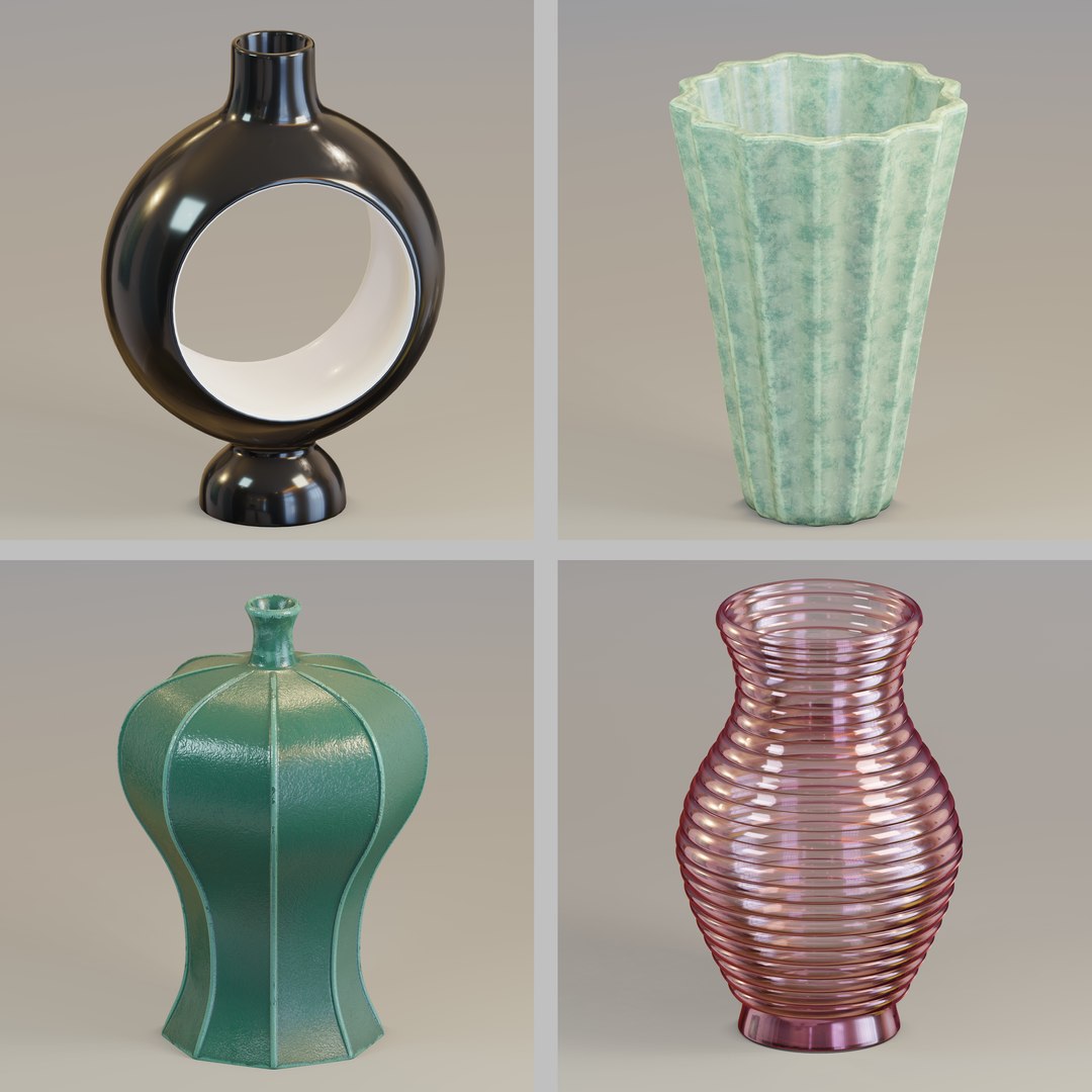 Vase collection 3D - TurboSquid 1740212