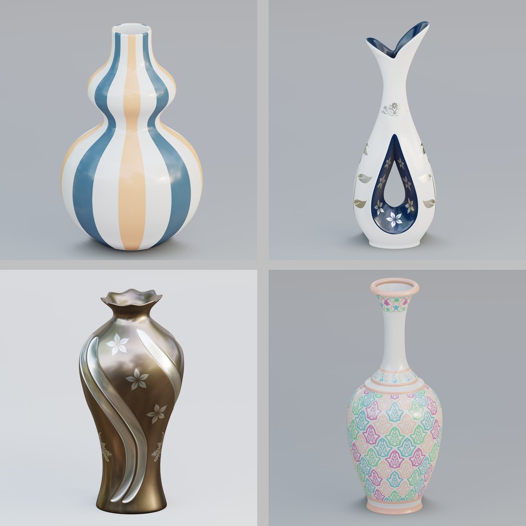 Vase collection 3D - TurboSquid 1740212