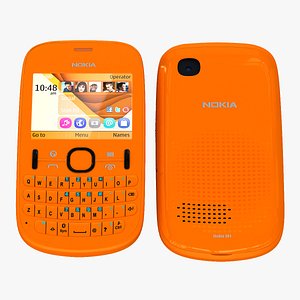 Nokia Asha 201 Orange