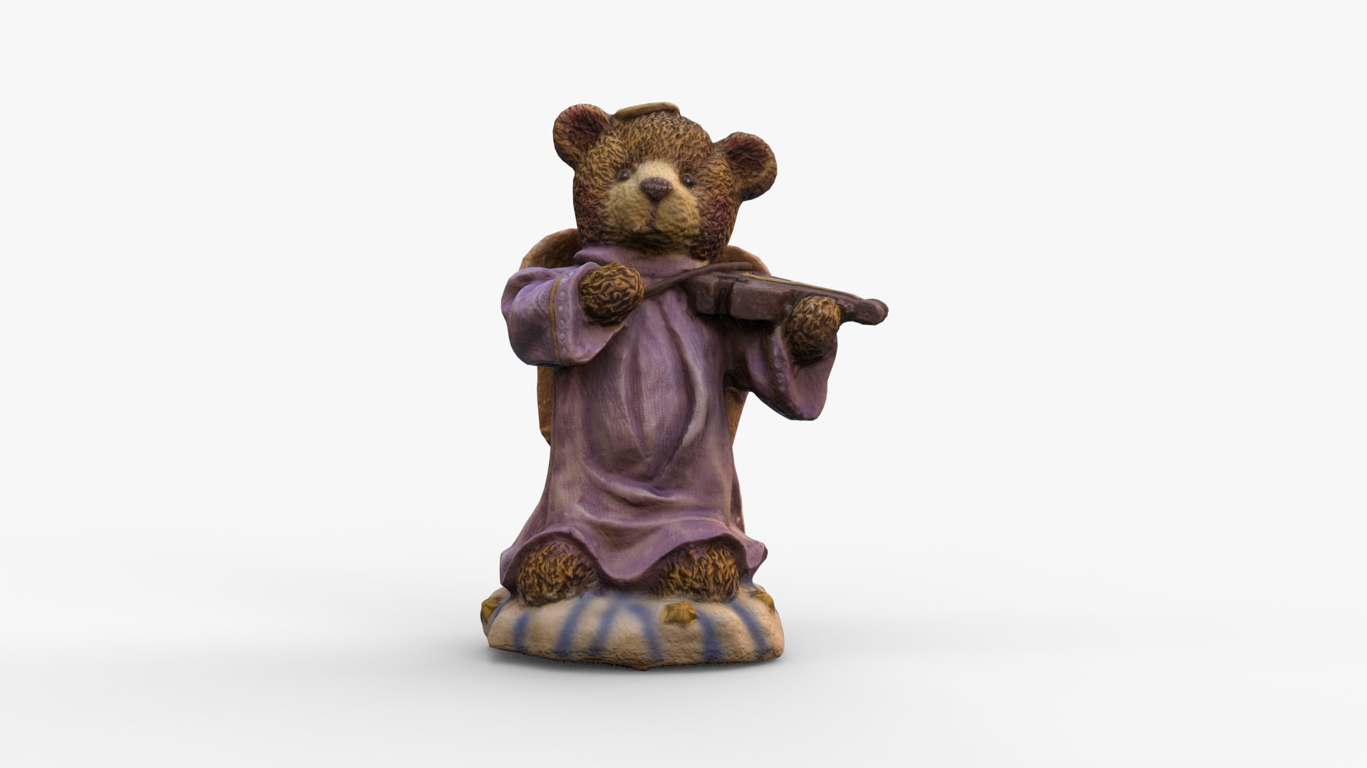teddy bear playing violin