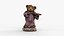 3D bear violin
