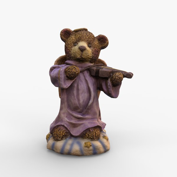 teddy bear playing violin