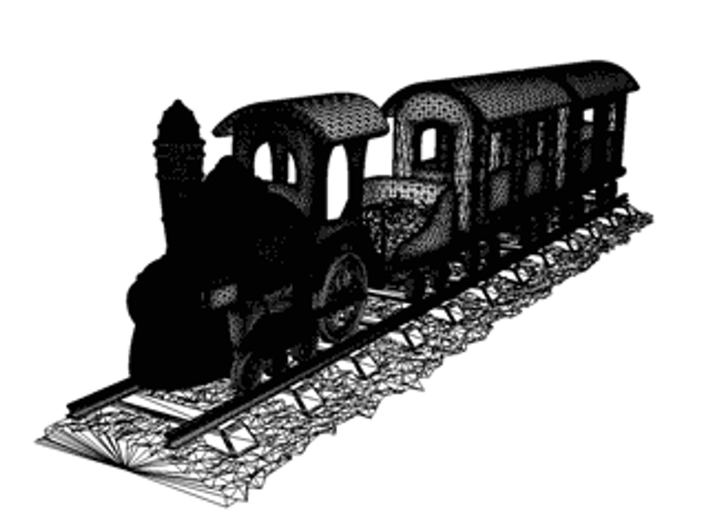 3d engine train