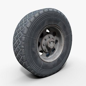 3D Truck wheel