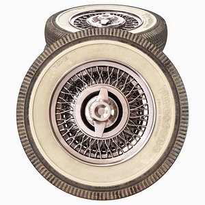 3D Chrysler wheel model