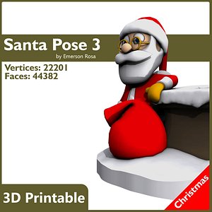 santa print-ready christmas x