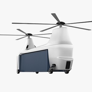 Cargo Container Drone 3D model