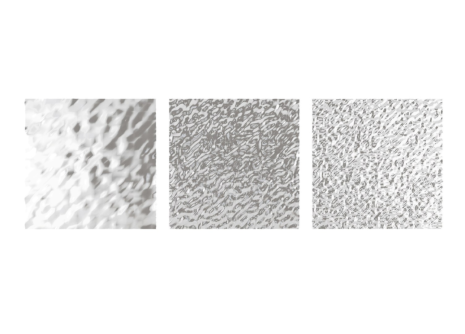 Modern water ripple stainless steel decorative panel model3Dモデル ...