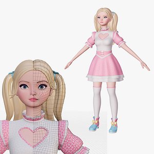 Stylized girl