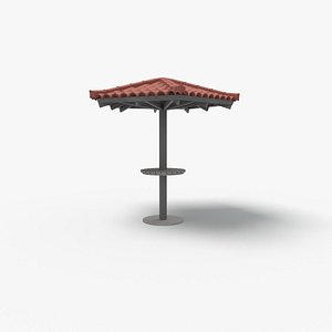 3D High Table model
