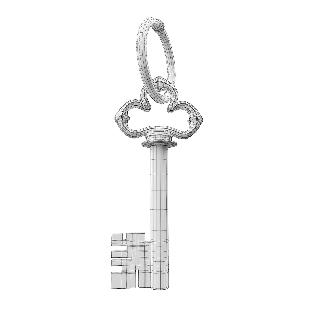 Treasure Chest Key 3dmodel 3D Model - TurboSquid 1977743