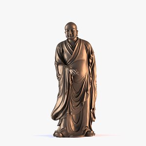 Buddhist statues 017 3D model