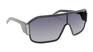 3D Futuristic Glasses High-Quality Sci-Fi Eyewear Low-poly 3D model model
