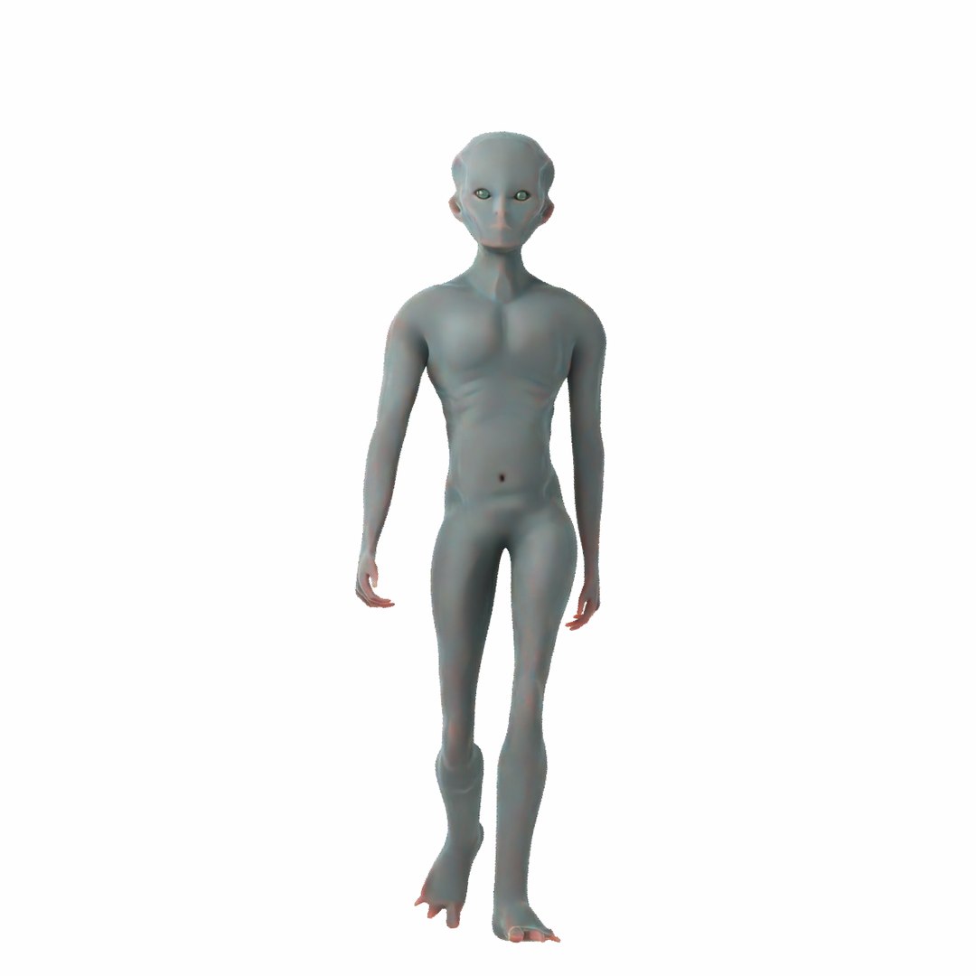 Alien Character 3D Model - TurboSquid 1994388