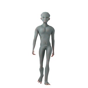 Alien Character 3D model