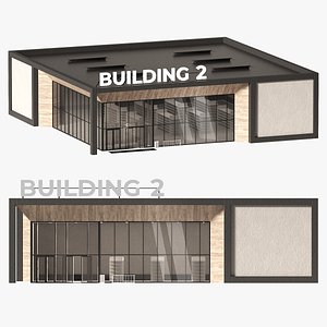 Commercial building Exhibition salon Showroom Store model