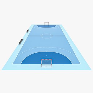 Handball court 01 model