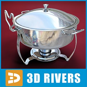 chafing dish 3d max