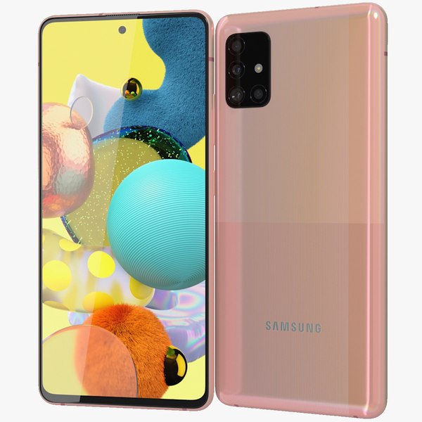 modelo 3d Samsung Galaxy A51 5G Rosa - TurboSquid 1596041