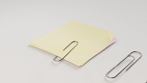 Clipped paper with Paperclip
