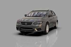 Mitsubishi Lancer Fortis TW-Spec 2013 HQ interior 3D model