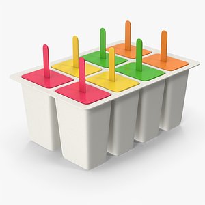 Ice Cream Popsicle Mold 3D