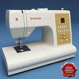 Sewing Machine Brother CS-6000i 3D Model $79 - .c4d .obj .3ds .ma .max -  Free3D