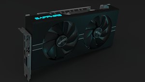 RX 580 Sapphire Nitro 3D model
