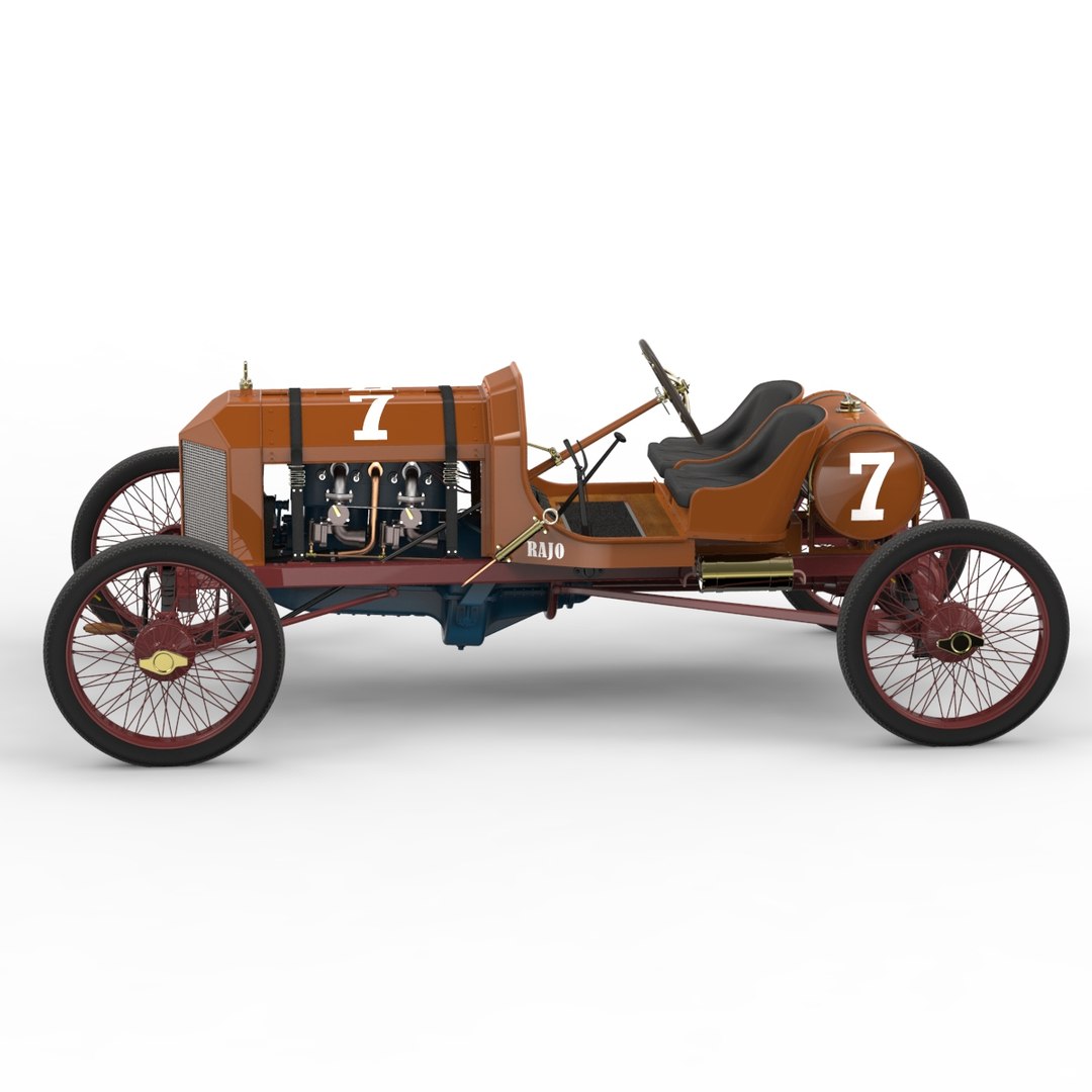 3d Model T Dirt Track Racer