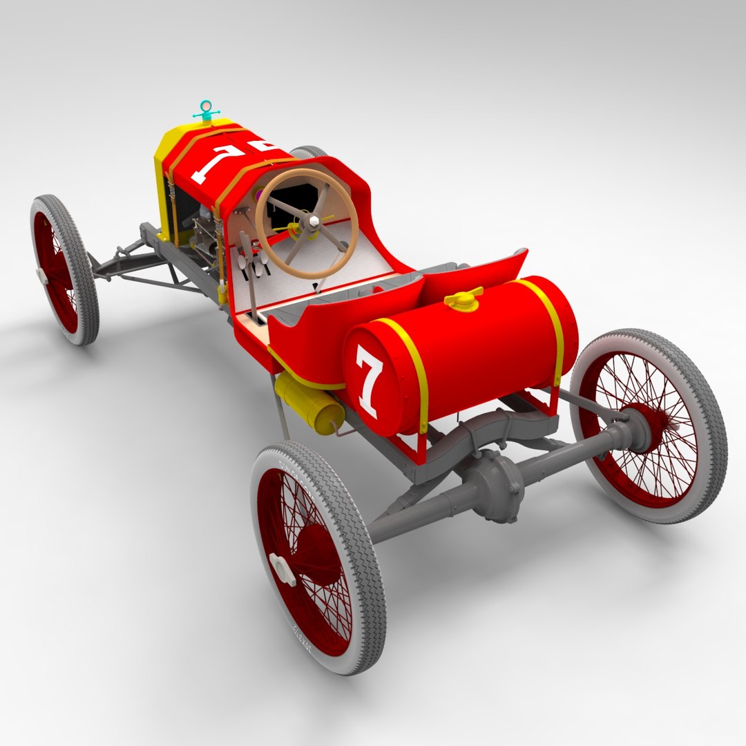 3d Model T Dirt Track Racer