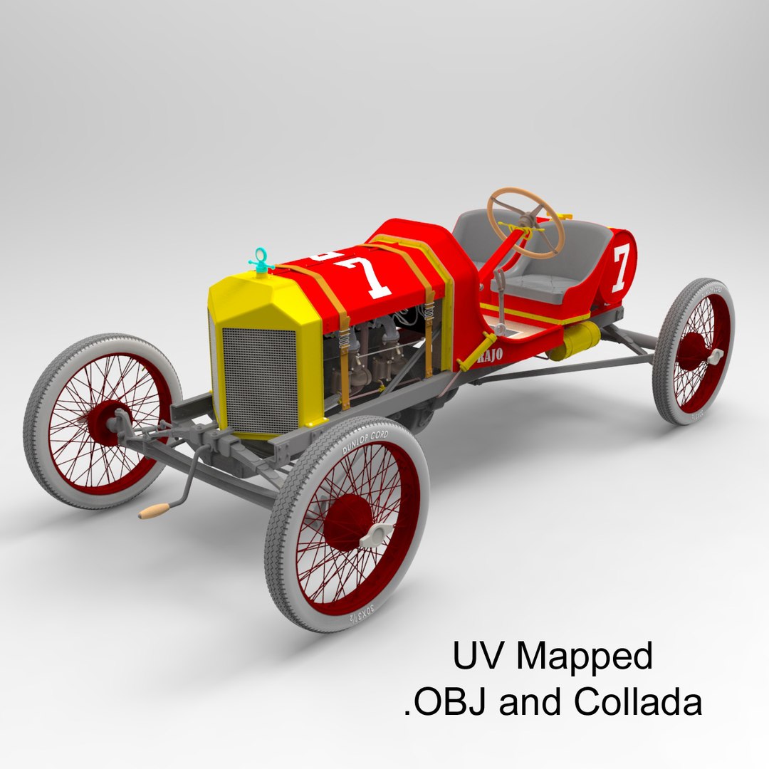 3d Model T Dirt Track Racer