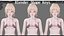 Bikini 0006 - UE5 - Unity - Blender - Animated - Realistic Female Character