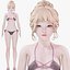 Bikini 0006 - UE5 - Unity - Blender - Animated - Realistic Female Character