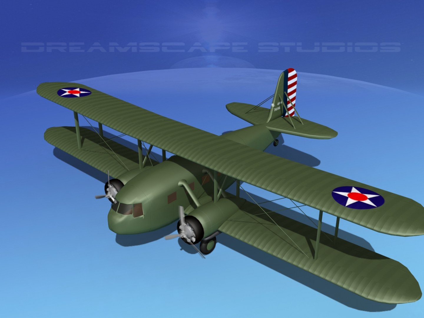 3d Propellers Curtiss Condor Model