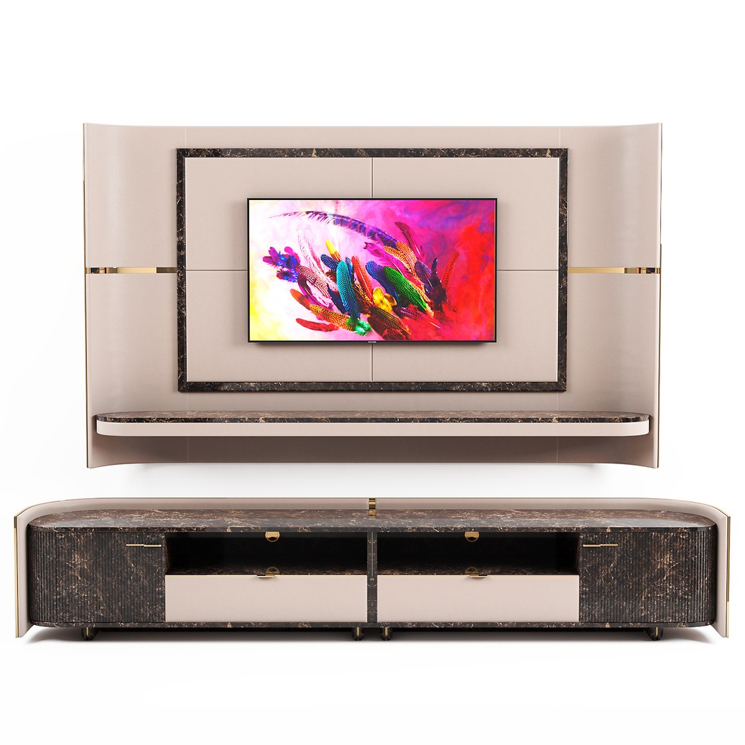 Turri Eclipse Tv Unit 3D Model - TurboSquid 1413623