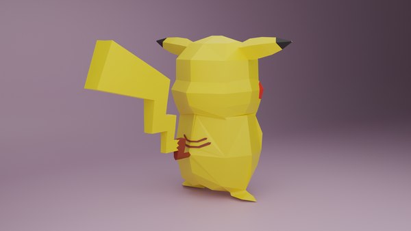 3D Pokemon Pikachu - TurboSquid 1982357