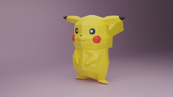 3D Pokemon Pikachu - TurboSquid 1982357