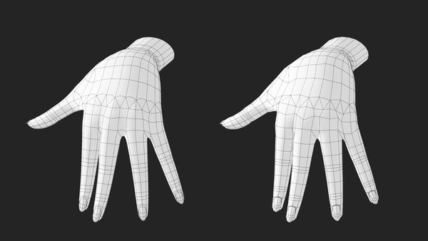 3D model female hand in cartoon style - TurboSquid 1777092