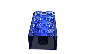 3D lego brick model