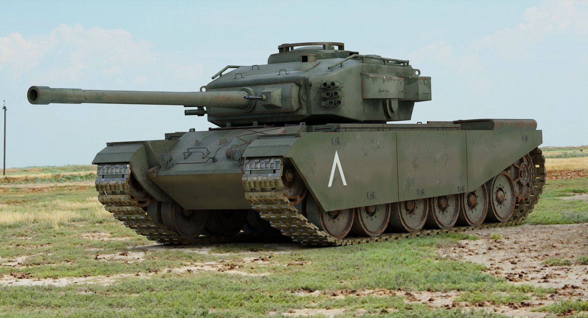 ww2 centurion mk5 tank obj