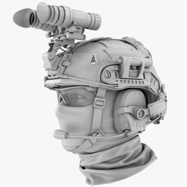 modèle 3D de Casque militaire tactique - TurboSquid 1784580