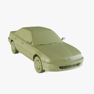 3D Acura Integra Sedan 1990